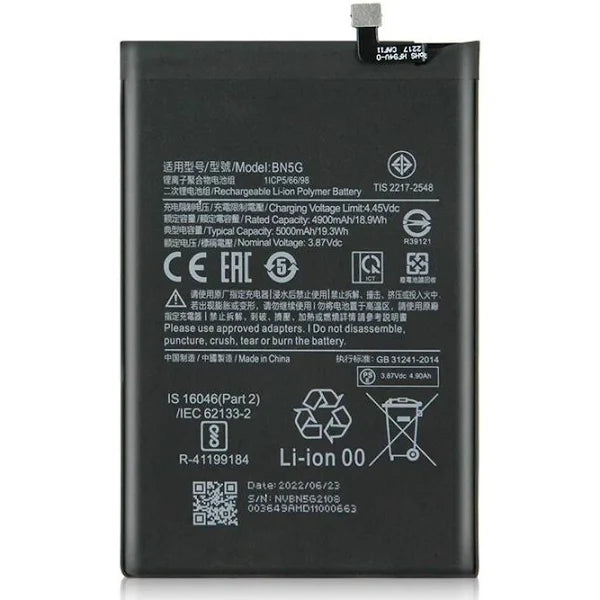 MI XIAOMI Redmi 10A/Redmi 10C/BN5G 5000mAH Lithium Polymer battery