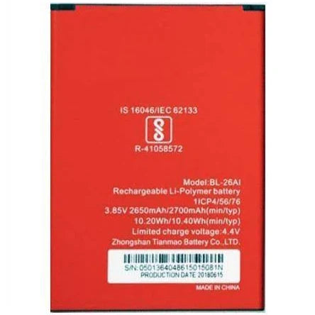 ITEL 26A1/A45 2700mAH Lithium-Ion battery