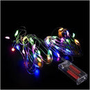 Multi Color 2 Meter Battery Powered, Wired String Fairy Lights, 2 AA Battery Powered Portable LED Lights, LED String Lights for Decoration, Decorative Strings