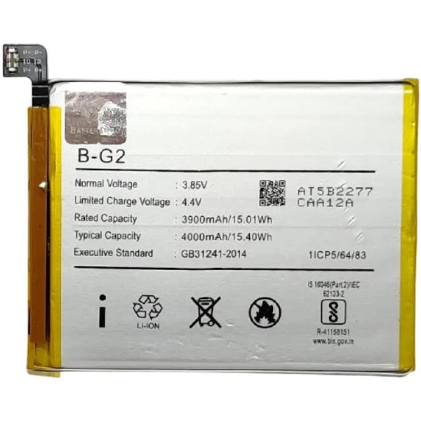 VIVO BG2/V15/1819 4000mAH Lithium Polymer battery