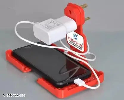 Mobile Charging Wall Holder – Universal Socket Stand for Safe Charging