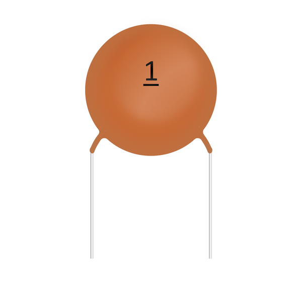 1pF 50V Ceramic Disk Capacitor