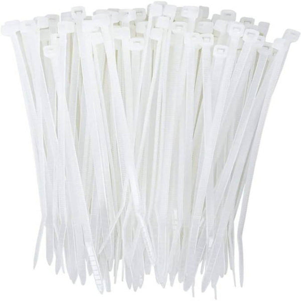 200mm x 2.2mm Nylon Zip Tie (White)