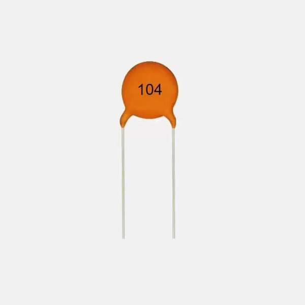 0.1uF 25/50V Ceramic Disc Capacitor