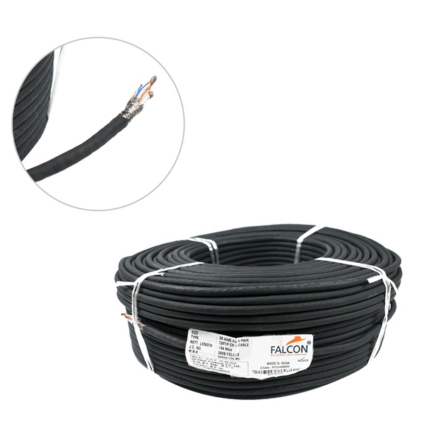 26 AWG CAT6 Copper Shielded Twisted Pair (100 Meter)