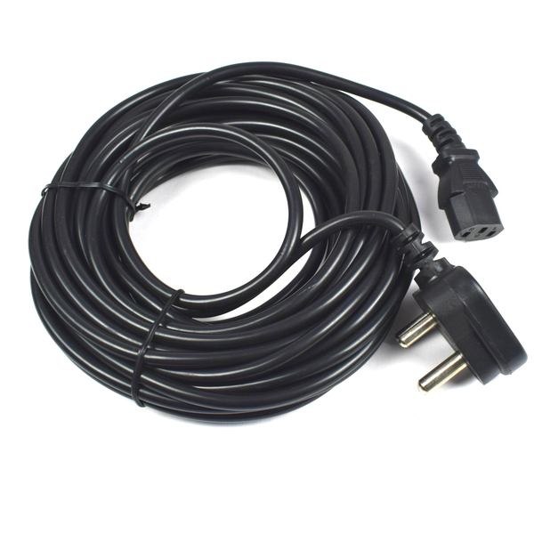 Falcon 14/38 3 Core 6A 250V C13 Power Cord For Computer  (15.0 Meter)