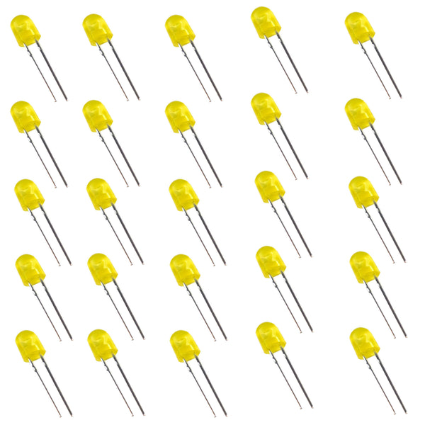 546 Oval Yellow LED(300-400mcd)