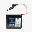 Wattnine 12V 7200mAh 7.2 A Lithium Ion NMC Battery Include BMS