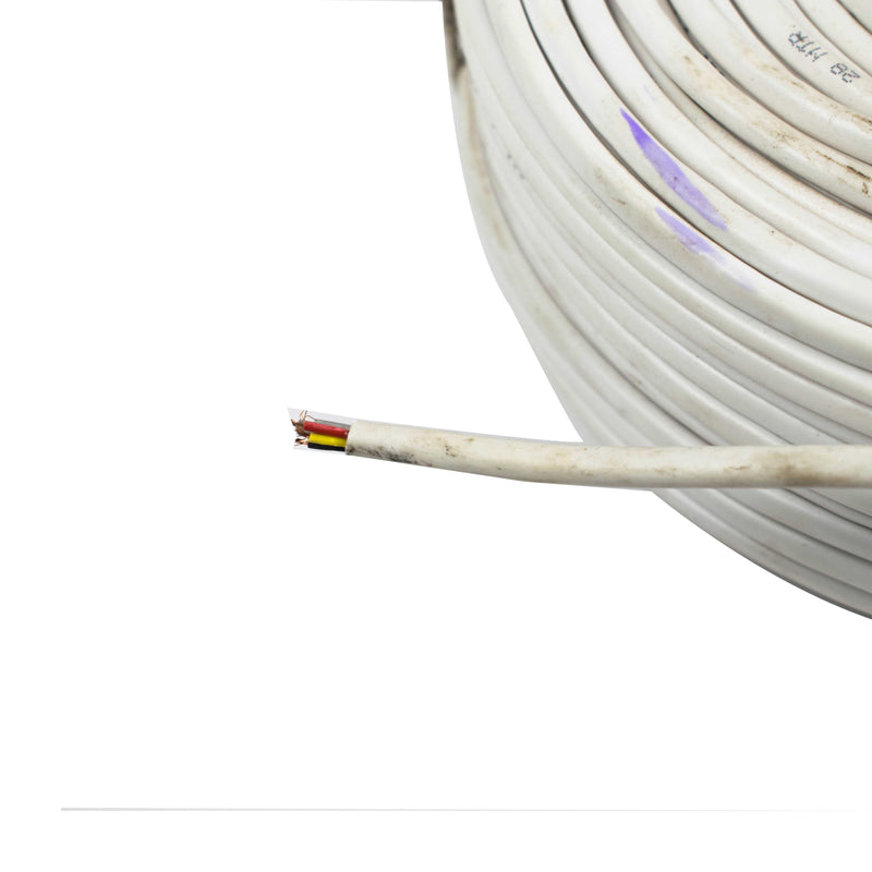 CCTV Wire Cable 3+1 ALL Copper + Only Brading Alloy (90 Meter)