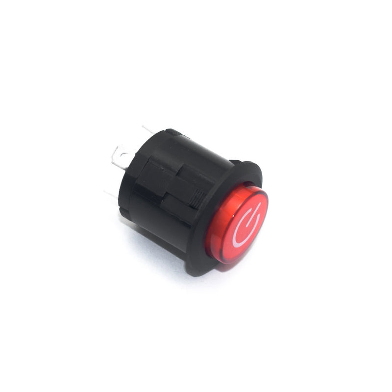 Order 16A 250V Lock Type ON/OFF Push Button Round