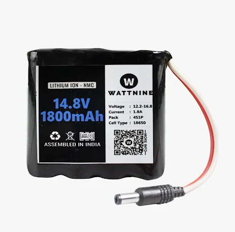 Wattnine 14.4V 1800mAh Lithium ion NMC Battery