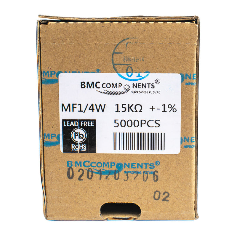 15k ohm 1% 1/4 Watt Resistor (Box of 5000) - MFR