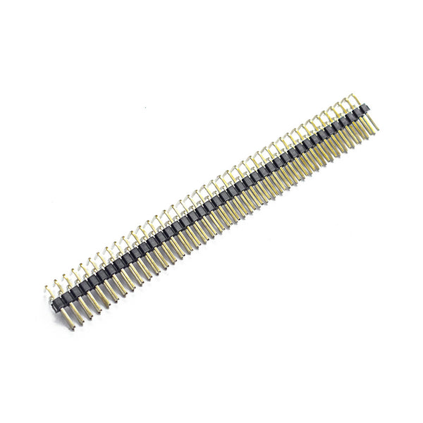 Shop 2.54mm 2x40 Pin Male Double Row 90 Degree Header Strip