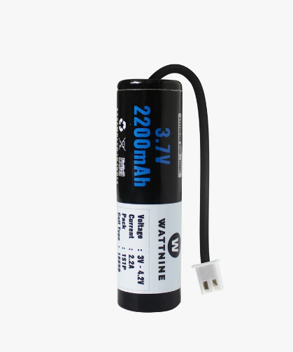 Wattnine 3.7V 2200mAh Lithium NMC Battery