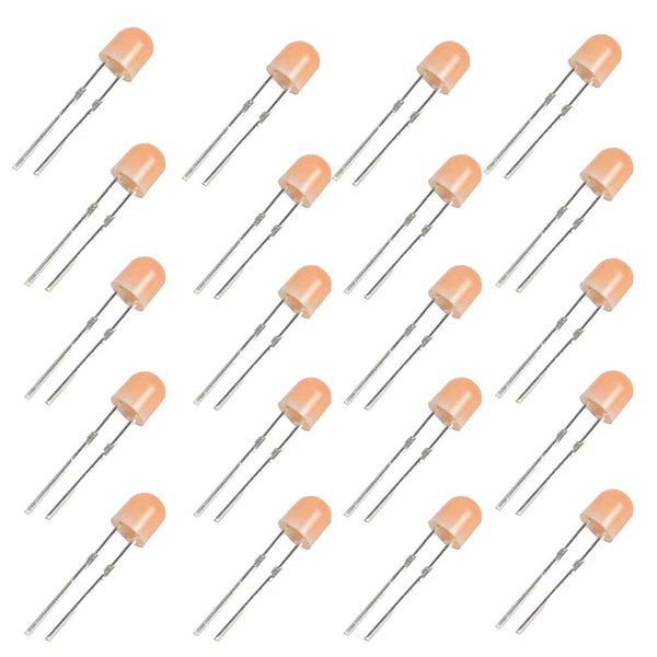 4.8mm 360 Degree Pink Diffused LED(300-500mcd) (Pack of 4000)