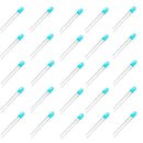 Blue Led 4.5mm Oval Defuse Bright Blue
