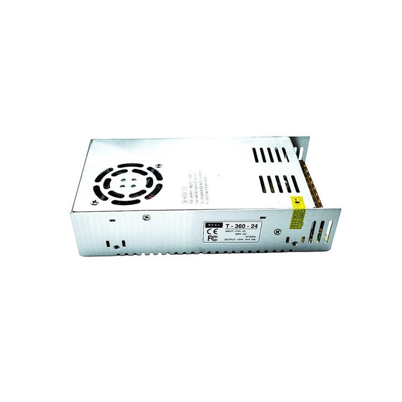 Buy 24V 15A SMPS 360W AC-DC Metal Power Supply from HNHCart.com. Also browse more components from SMPS category from HNHCart