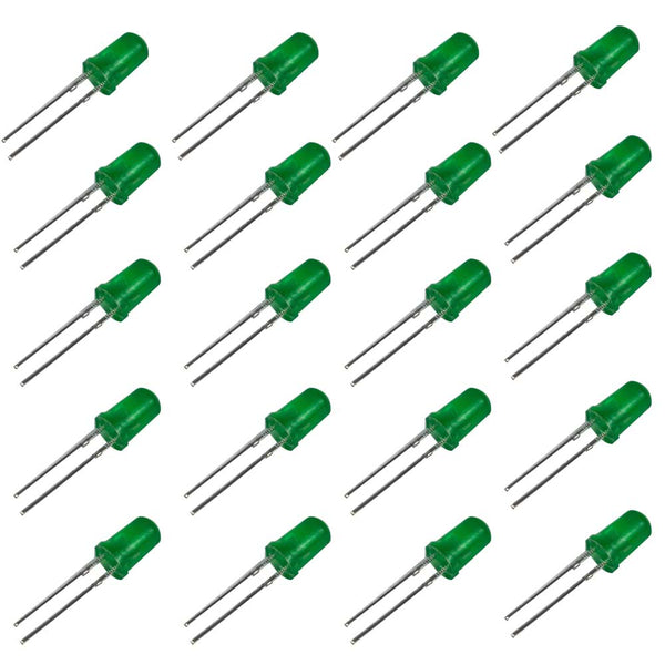 5mm Green LED (400-600mcd)
