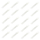5mm Rectangular Flat Top LED Glow Red