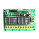 4 Channel 12v DC wireless relay Remote control Switch Long Range 1000Meter 433MHz