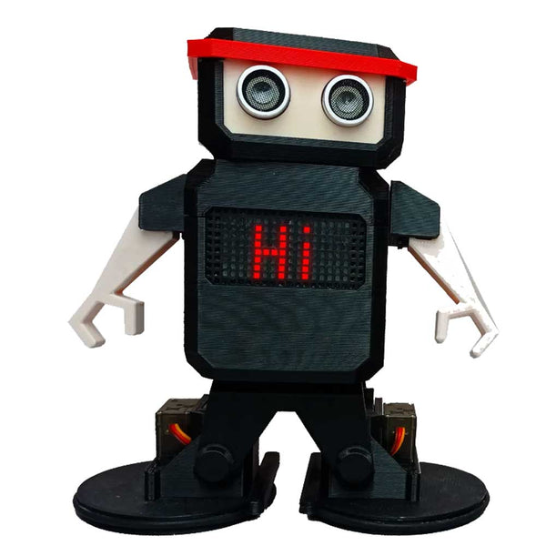 Techno-Tirupati; OTTO NINJA HUMANOID Robot 3D Printed Parts without Motors and Controller