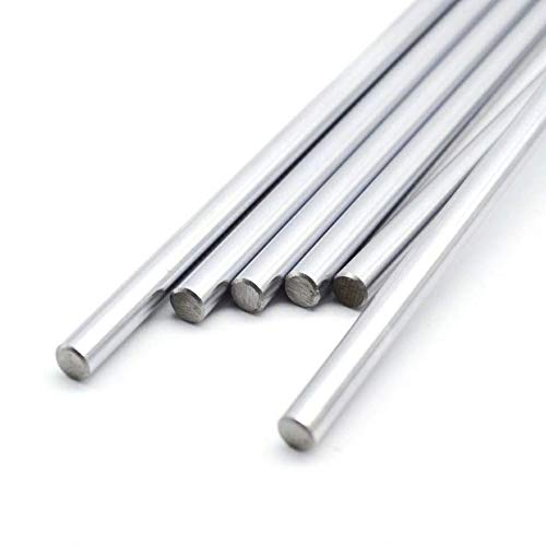 2pcs Smooth Rods 8mm OD 500mm (0.5 mtr) Long for CNC Robotics Machines DIY Projects
