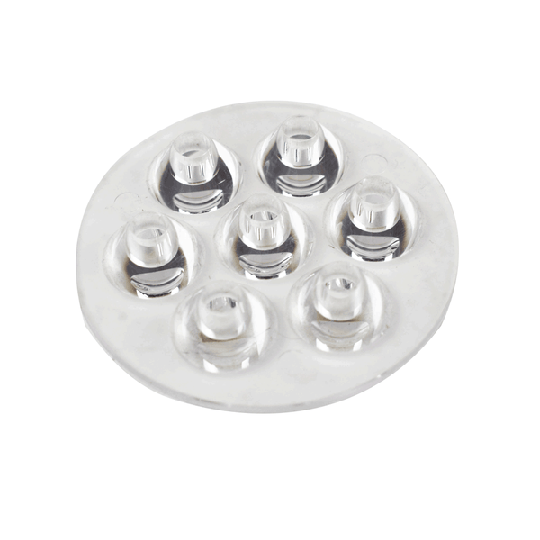 Polycarbonate Lens for 7 LED Base Plate