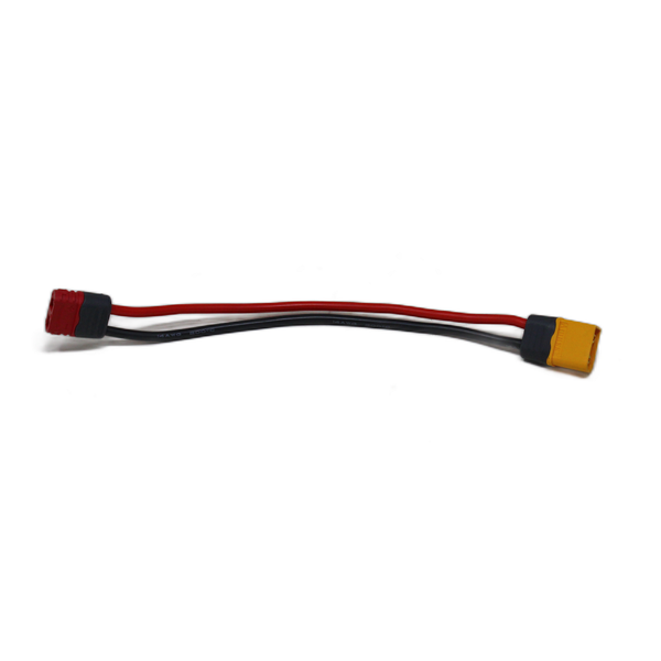 XT-60 Male Connector to Nylon T-Connector Female Battery Adapter Cable