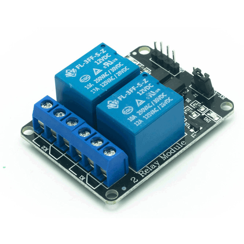 2 Channel 12V Relay Module with Optocoupler