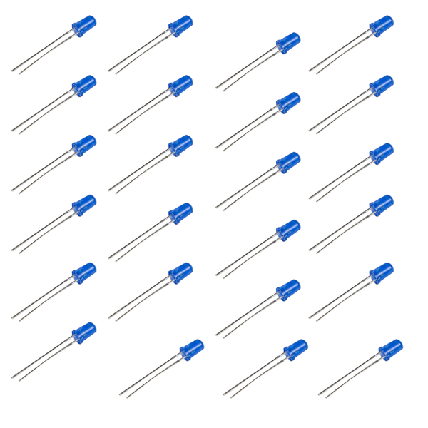 Kinglight 5mm Blue LED(3.0-3.2V)