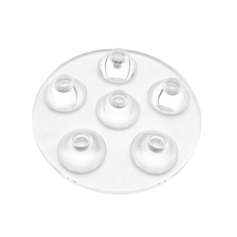 Polycarbonate Lens for 6 LED Base Plate