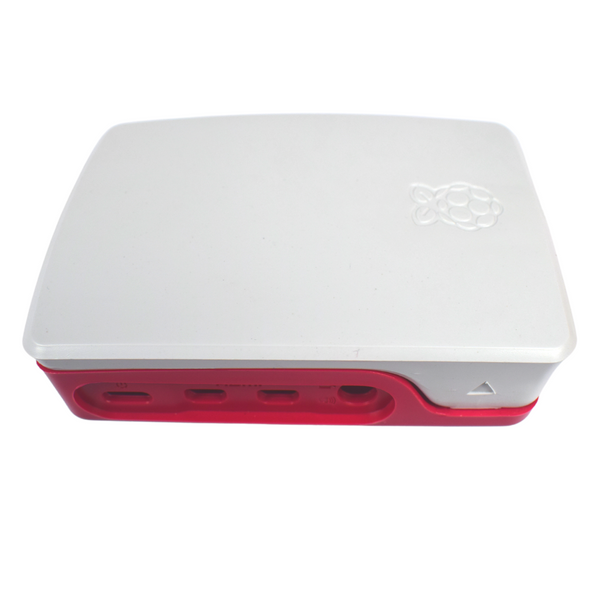 Premium RED & White Official Raspberry Pi 4 Case