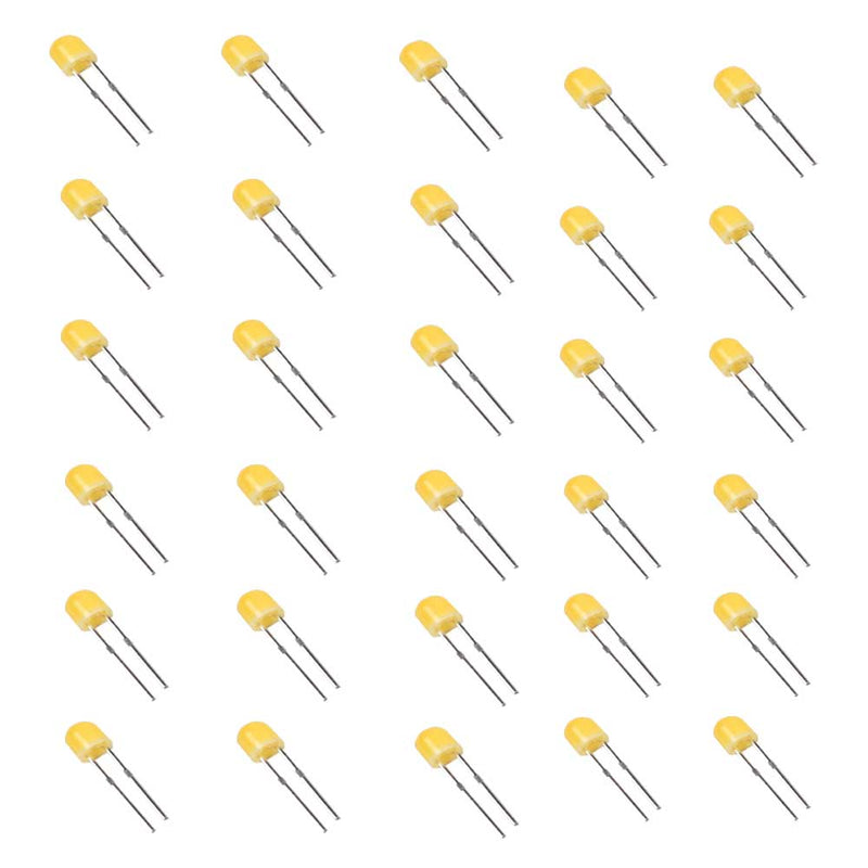 4.8mm 360 Degree Warm White Diffused LED(1000-1200mcd) (Pack of 4000)