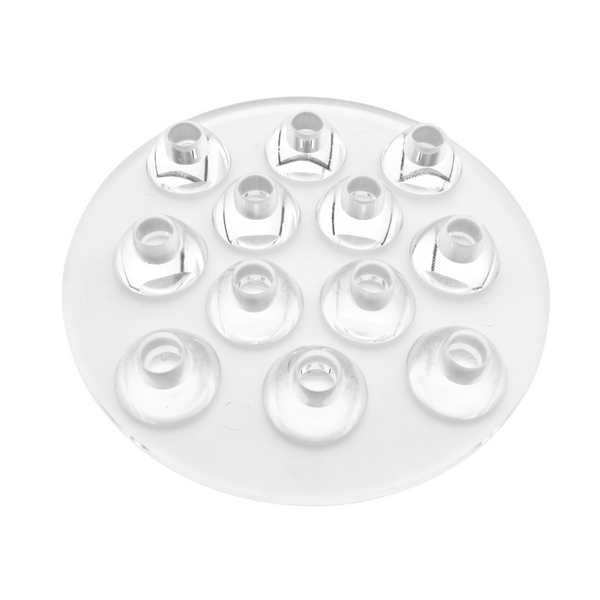 Polycarbonate Lens for 12 LED Base Plate