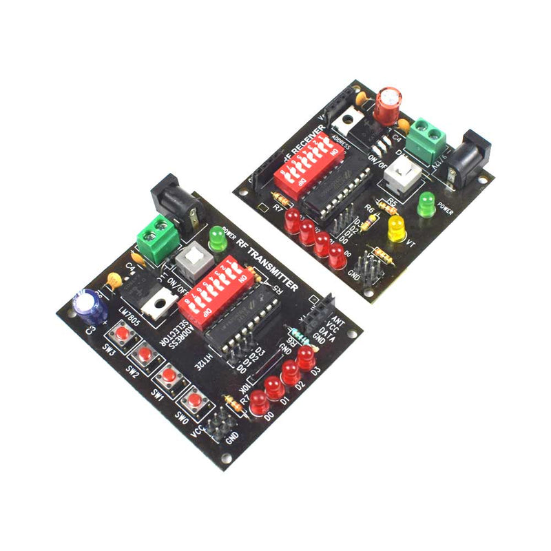 Wireless RF Transmitter and Receiver Module with HT12E & HT12D