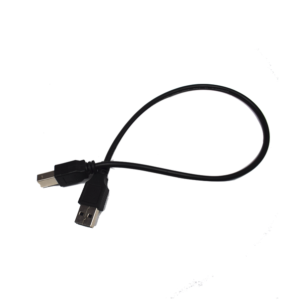 USB Type A to Type B (Male to Male) Arduino UNO/Mega Cable 30cm (Black)