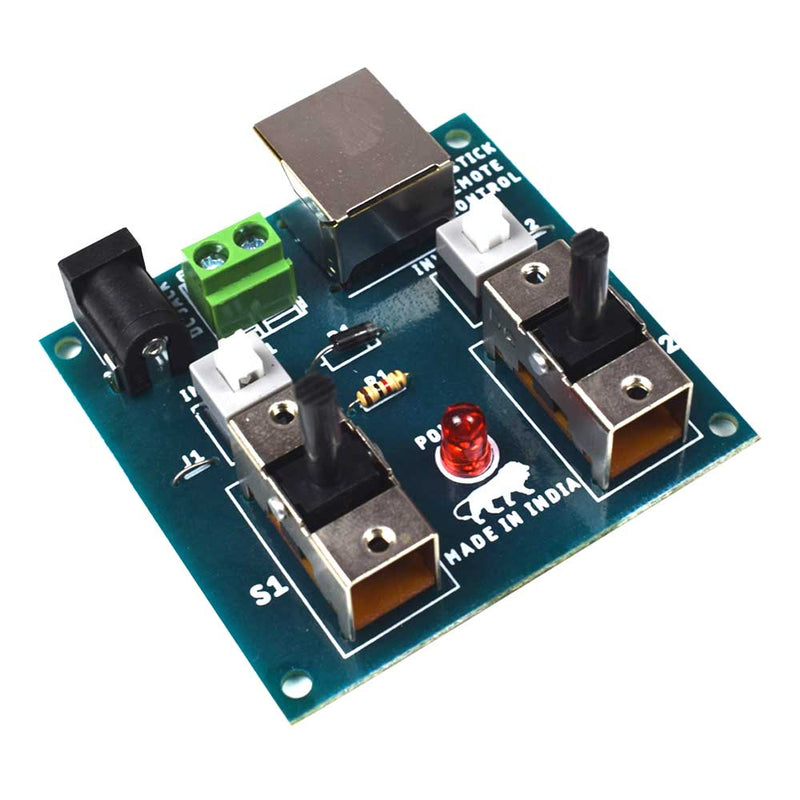 Joystick 2-Way Module with Motor Driver Hub & LAN Cable