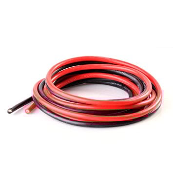 High Quality Ultra Flexible 14AWG Silicone Wire 1m (Red) + 1m (Black)