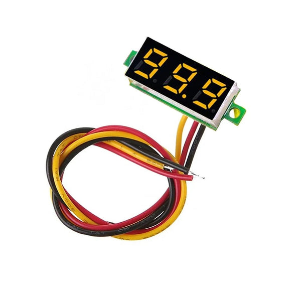 0.28 Inch 0-100V Three Wire DC Voltmeter