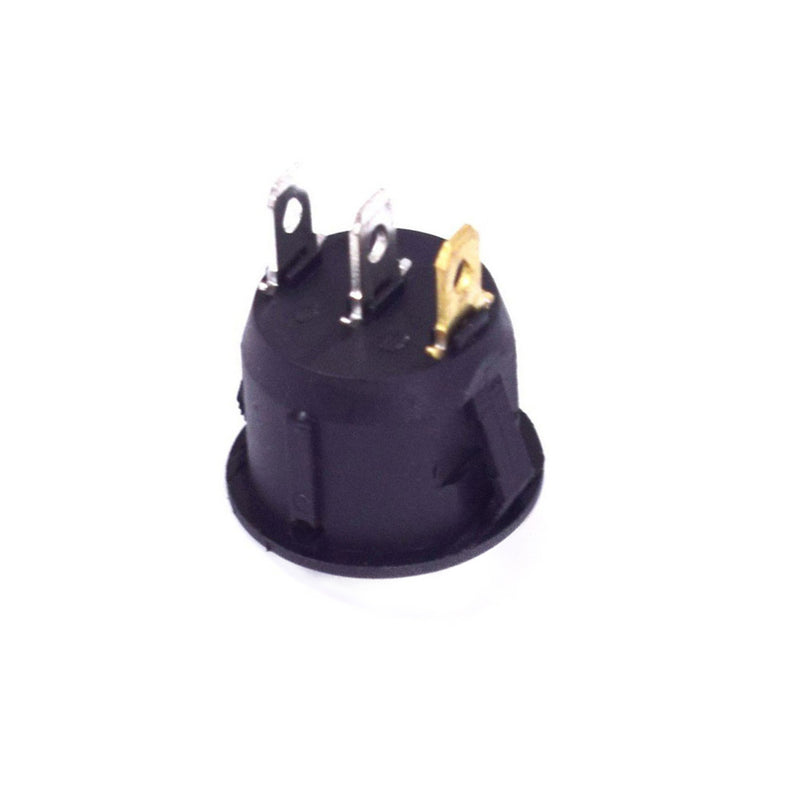Buy 6A 250V AC SPST ON-OFF Round Switch Red Light at