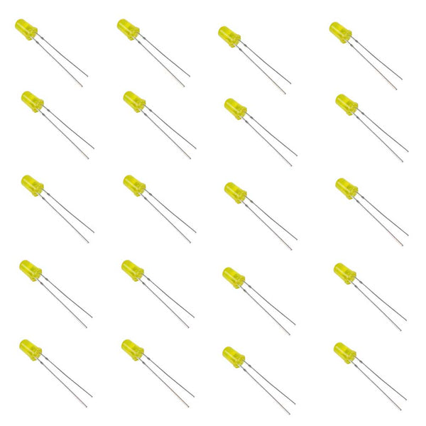 5mm Yellow LED(300-400mcd)