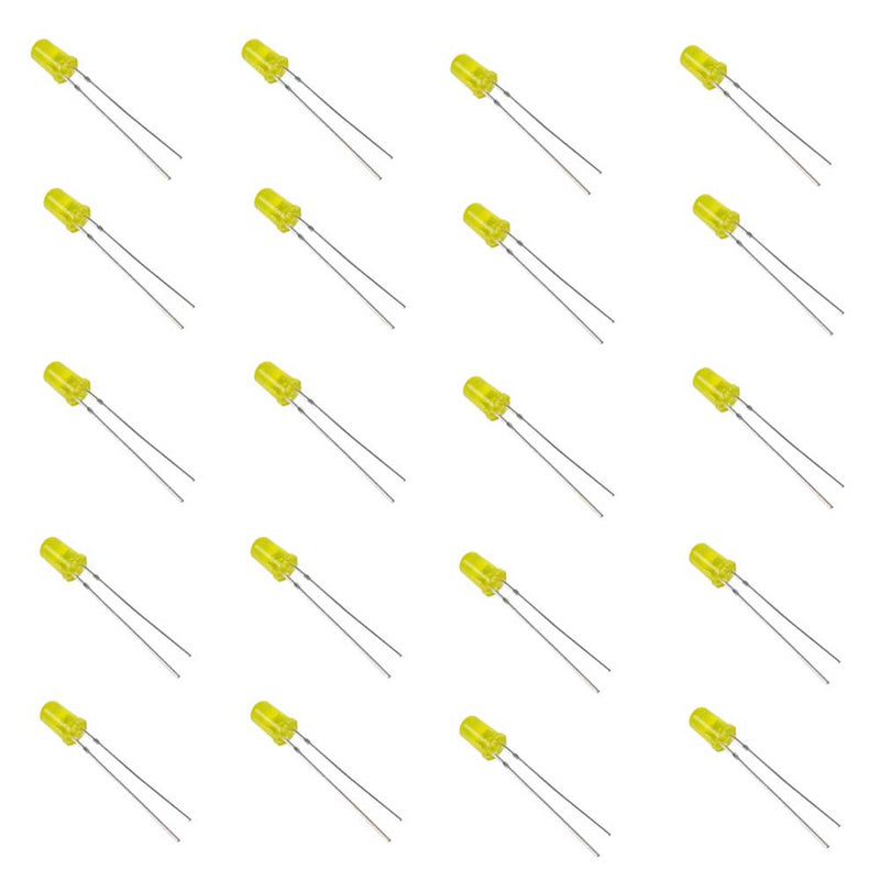 5mm Yellow LED(300-400mcd)