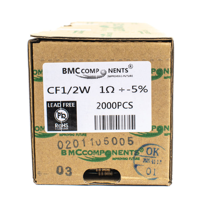 1.8M ohm 5% 1/2 Watt Resistor (Box of 2000) - CFR