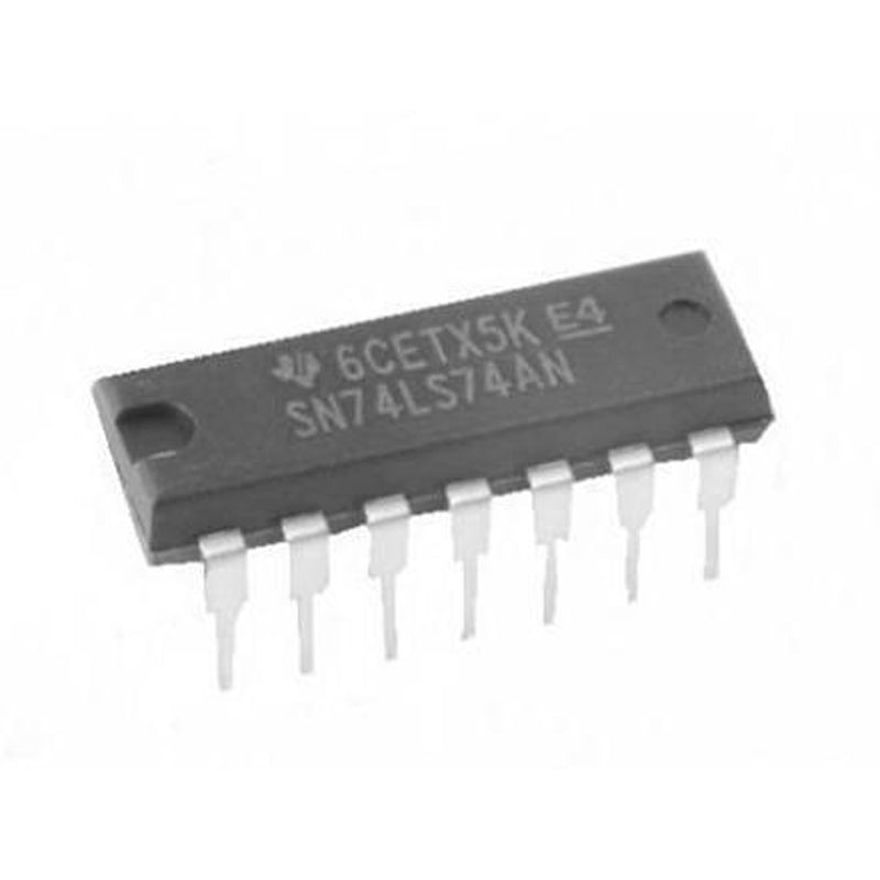 Buy 74LS74 Two D Flip-Flop IC (7474 IC) DIP-14 Package from HNHCart.com. Also browse more components from Digital Logic ICs category from HNHCart