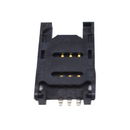 Single SIM Card Slot Holder - 6 Pin Lock Type