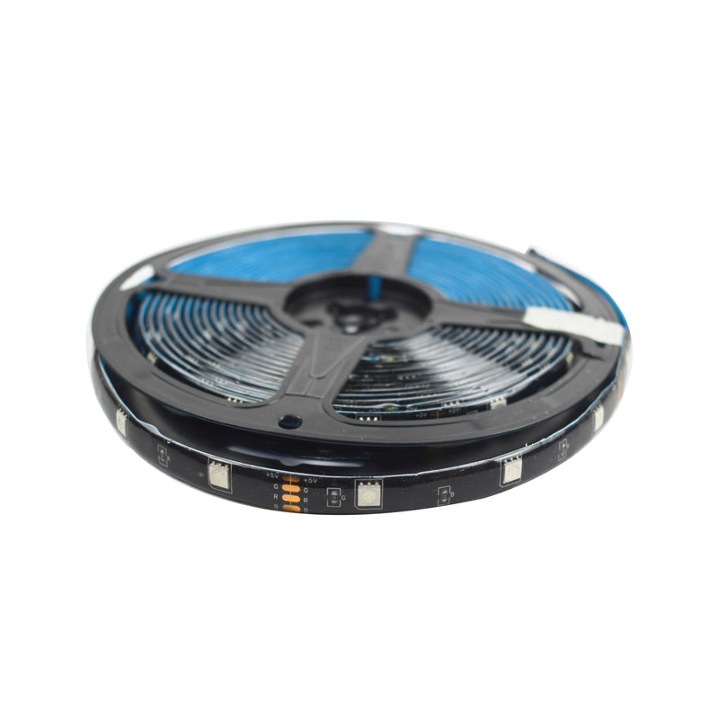 DC 5V W RGB LED Strip (NON - ADDRESSABLE) 30 LEDs/m