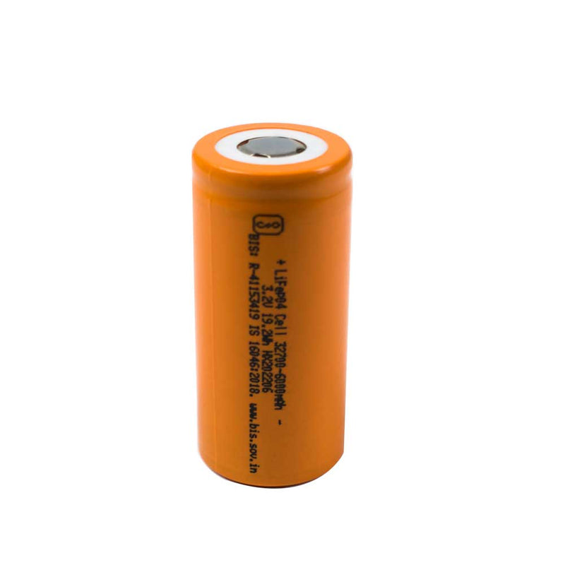 32700 32650 3.2V Rechargeable 6000mAh LifePO4 Battery Cell for EV