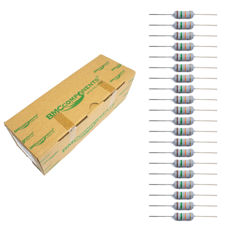 10k ohm 5% 1 Watt Resistor (Box of 1000) - MOF