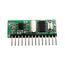 qiachip 433/315Mhz Wireless Receiver Learning Code 1527 Fixed code 2260 Decoding Module 8 CHNNEL Output Learning Button