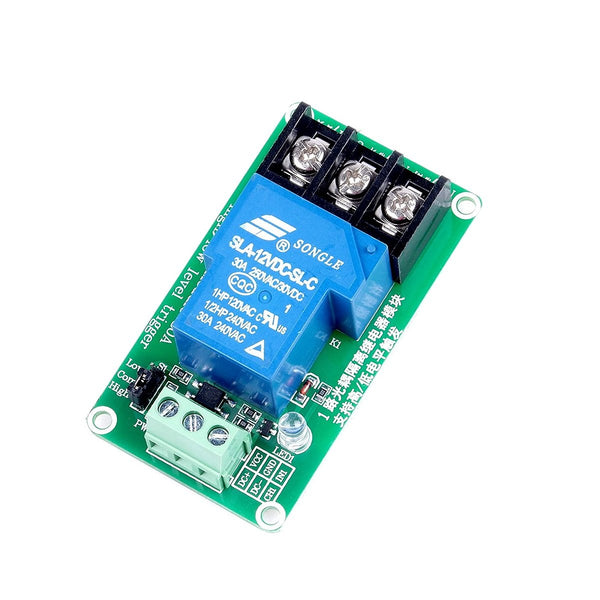 1 Channel Relay Module, 30A with Optocoupler, Isolation 12V Supports, High and Low Triger